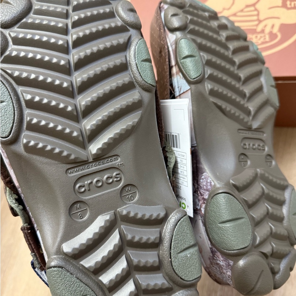 NWT CROCS x BOTEGA CLASSIC ALL-TERRAIN CLOG Size M8 / W10 chocolate - Picture 7 of 9